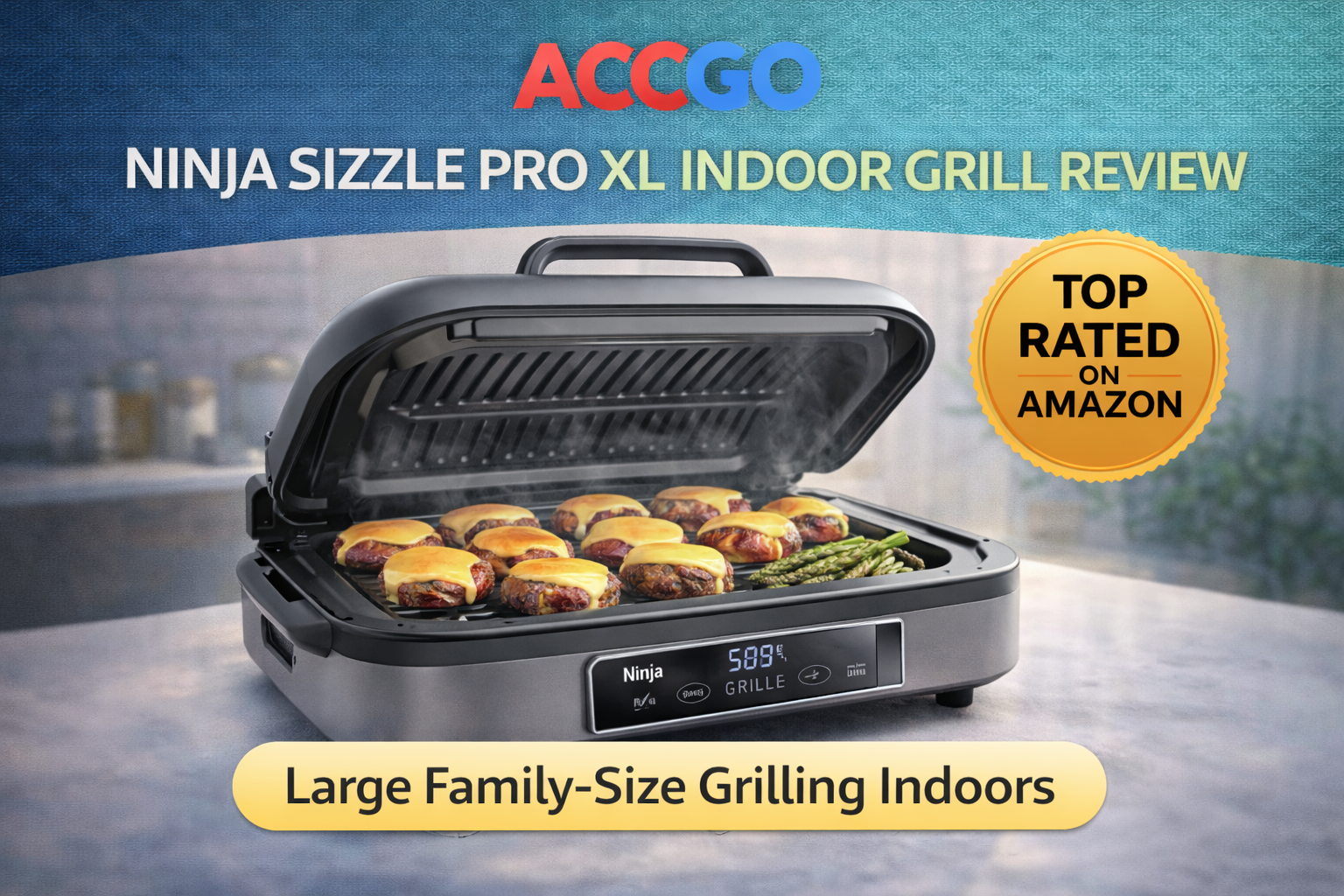 Ninja Sizzle Pro XL Indoor Grill Review (2026) - accgo.com