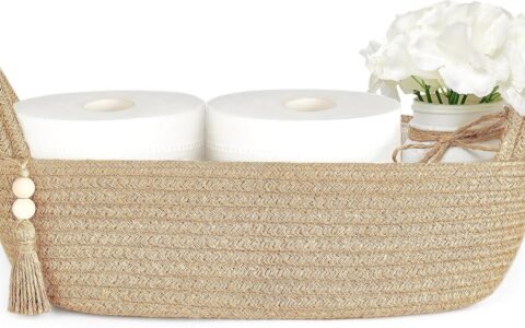 Mkono Woven Storage Basket Review: Decorative Storage That Prioritizes Visibility Over Capacity