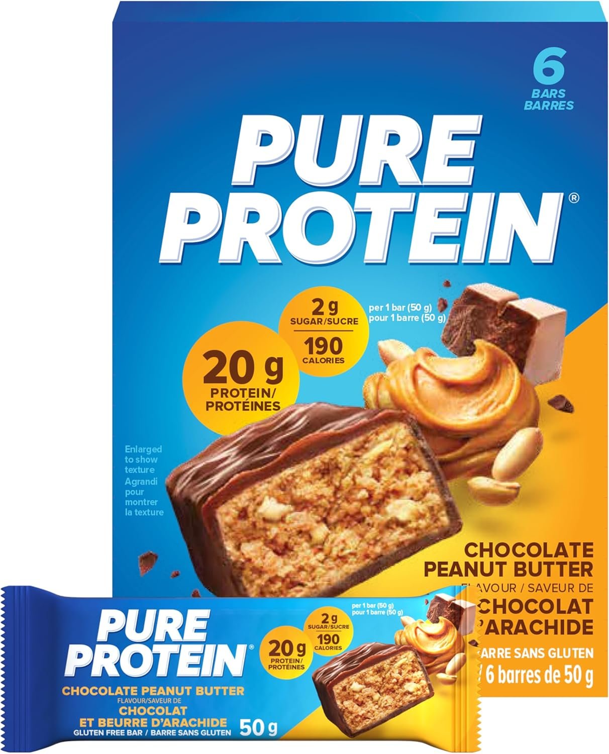 Pure Protein Chocolate Peanut Butter Protein Bars Review