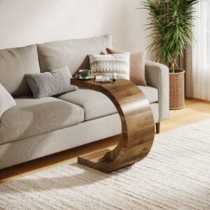 Tribesigns C-Shaped End Table Review: A Smart Small-Space Side Table That Actually Fits Modern Living