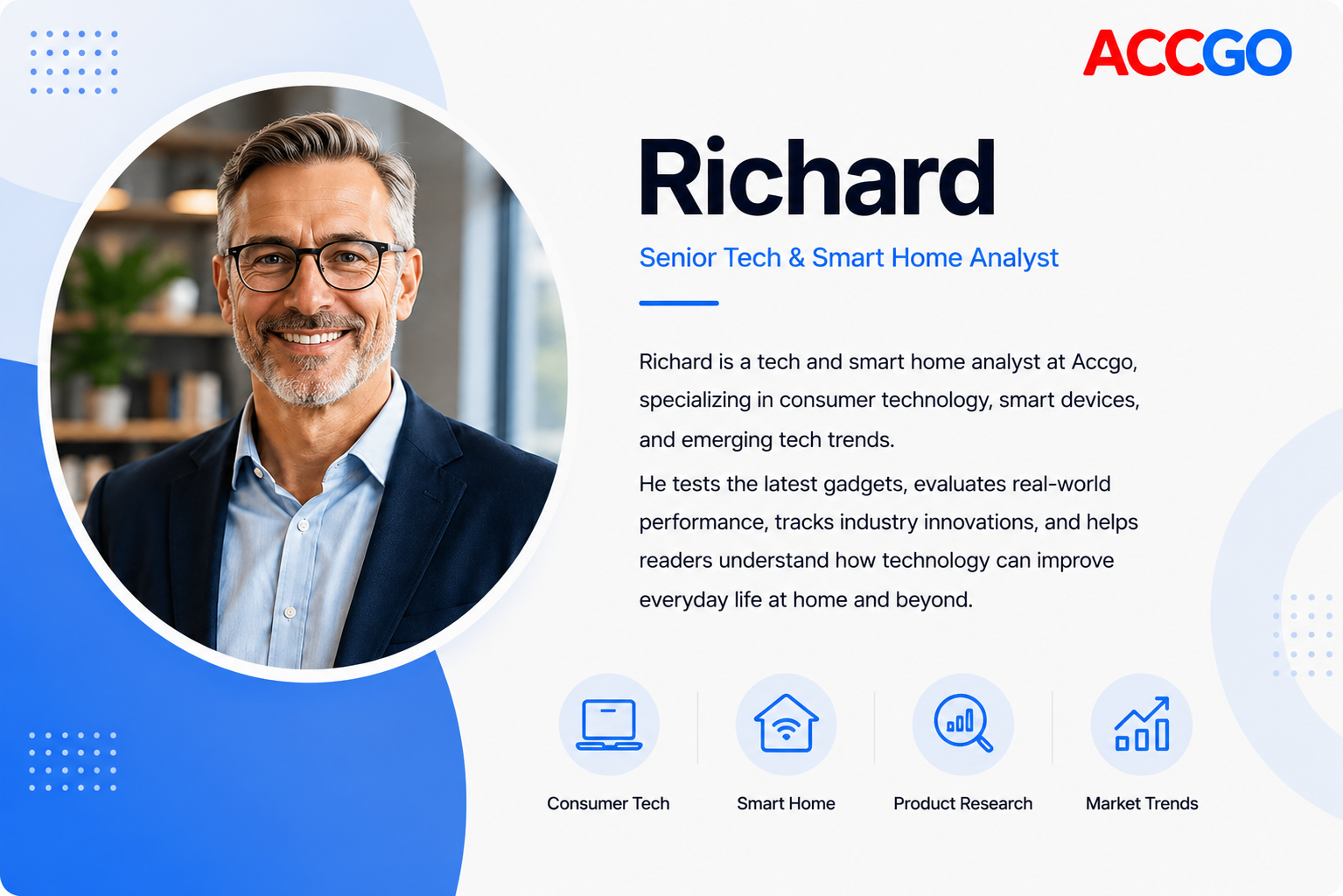 Richard - Senior Editorial Analyst at Accgo
