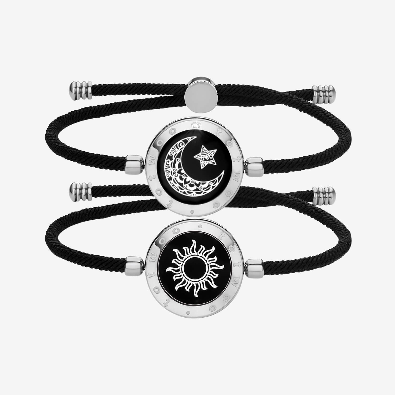 totwoo Sun & Moon Touch Bracelets with Milan Rope