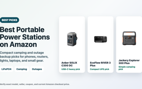 Best Portable Power Stations on Amazon for Camping and Outages