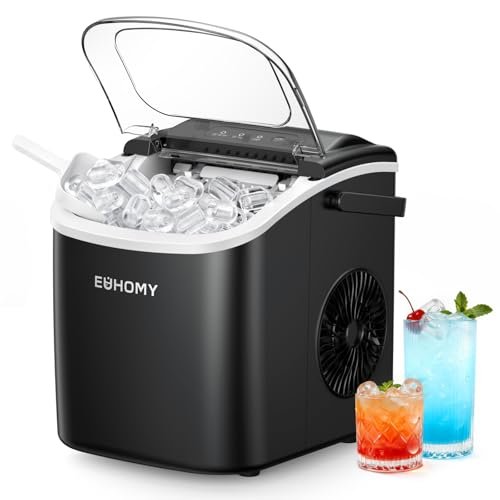 EUHOMY Countertop Ice Maker Machine