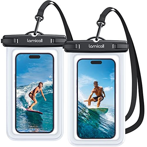 Lamicall Waterproof Phone Pouch 2-Pack