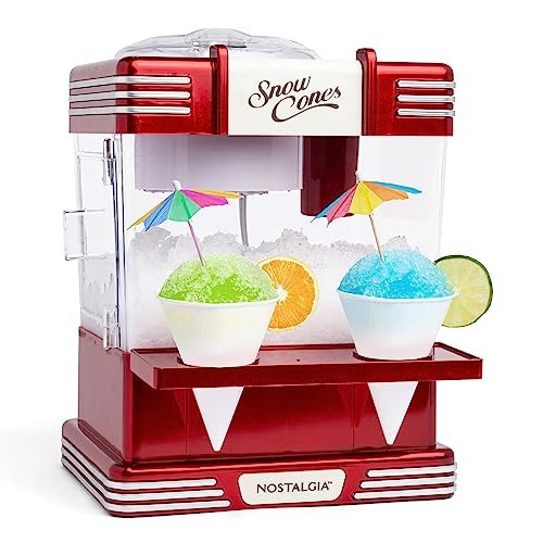 Nostalgia Snow Cone Shaved Ice Machine
