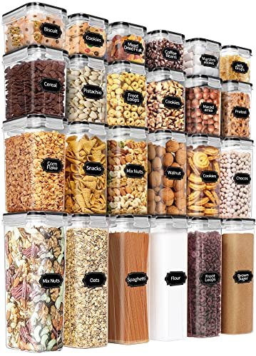 PRAKI 24-Piece Airtight Food Storage Containers