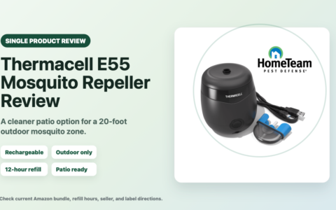 Thermacell E55 Mosquito Repeller Review: Worth It for Patio Season?