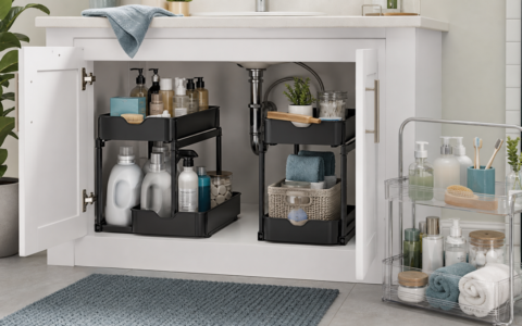 Amazon Under-Sink and Bathroom Organizer Deals to Check This Week