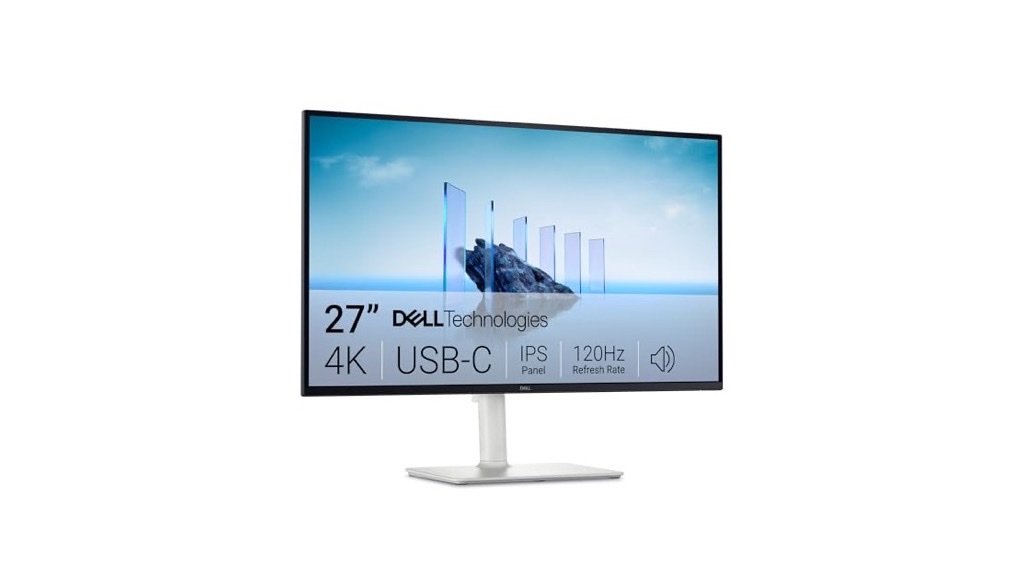 Dell 27-inch 4K USB-C monitor on a clean white background