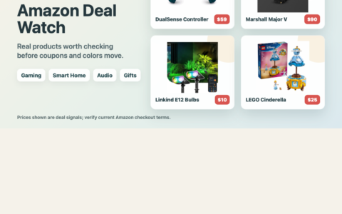 Amazon deal watch products including controller headphones smart bulbs and LEGO gift set
