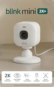 White Blink Mini 2K plus indoor camera