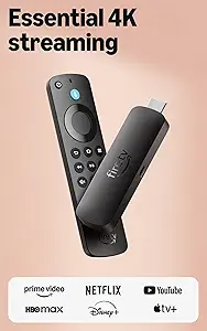 Amazon Fire TV Stick 4K Select and voice remote